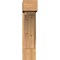 Ekena Millwork Thorton Block Smooth Bracket w/ Offset Brace, Western Red Cedar, 7 1/2"W x 20"D x 32"H BKT0806X20X32THR05SWR - alternate 4